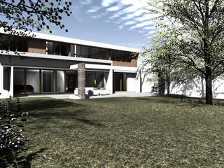 Casa Los Rios - Piedra Roja, proyecto arquitek proyecto arquitek Eengezinswoning Spaanplaat