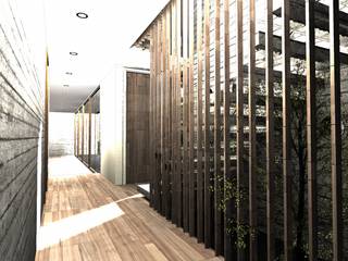 Casa MF - Alto de Chicureo, proyecto arquitek proyecto arquitek 一戸建て住宅 鉄筋コンクリート