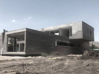 Casa MF - Alto de Chicureo, proyecto arquitek proyecto arquitek Detached home مضبوط کیا گیا کنکریٹ