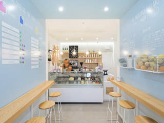 ZERO-E ice cream café, NINE associati NINE associati Espaces commerciaux