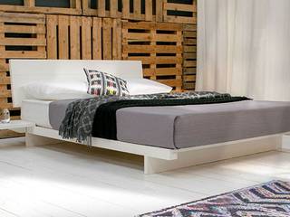 Japanese Fuji Attic Bed Get Laid Beds Спальня Дерево Білий Ліжка та спинки