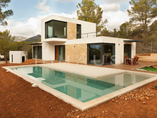 Modelo Estepona en Mallorca, Casas inHAUS Casas inHAUS Prefabricated Home