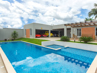 Piscina & Lazer, Dani Santos Arquitetura Dani Santos Arquitetura 정원 수영장