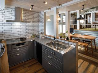 house-13(renovation), dwarf dwarf Rustic style kitchen