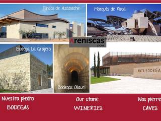 ➼ El Vino y la Arquitectura ➼ Wine & Architecture ➼ Vin et Architecture, ARENISCAS STONE ARENISCAS STONE Country style wine cellar Stone Beige
