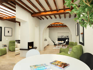 Appartamento a Pisa in Via San Martino, Studio Bennardi - Architettura & Design Studio Bennardi - Architettura & Design モダンスタイルの 玄関&廊下&階段