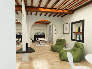 Appartamento a Pisa in Via San Martino, Studio Bennardi - Architettura & Design Studio Bennardi - Architettura & Design Moderner Flur, Diele & Treppenhaus