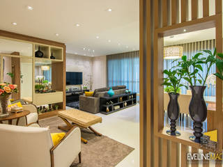 Apartamento SL, Eveline Maciel - Arquitetura e Interiores Eveline Maciel - Arquitetura e Interiores Modern living room