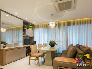 Apartamento VA, Eveline Maciel - Arquitetura e Interiores Eveline Maciel - Arquitetura e Interiores Modern dining room