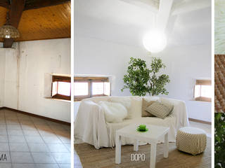 Home Staging per la Mansarda, Rifò Rifò Modern living room