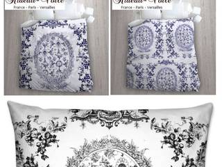 Collection Toile de Jouy l'élégance au cœur du textile Parisien, Rideau-voile Rideau-voile Klasik Yatak Odası Tekstil Altın Sarısı