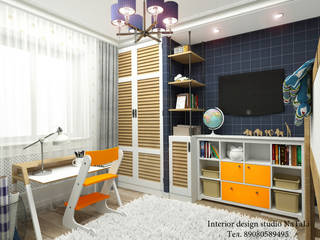 Дизайн интерьера комнаты для мальчика подростка, Студия дизайна Натали Студия дизайна Натали Jugendzimmer