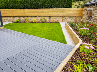 Modern Functional Garden, Yorkshire Gardens Yorkshire Gardens Modern garden