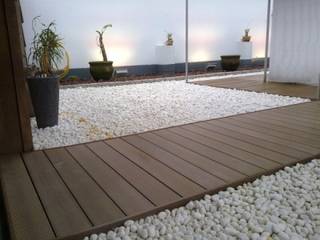 Deck para terrazas, pasillos, albercas, etc., Kiinch Kiinch Ingresso, Corridoio & Scale in stile classico PVC Effetto legno