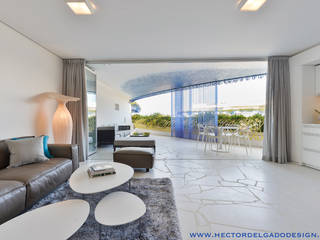 PENTHOUSE IBIZA, HTH DESIGN HTH DESIGN Minimalist dining room Ceramic