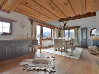 Chalet mit Alpen Flair, Select Living Interiors Select Living Interiors 러스틱스타일 다이닝 룸