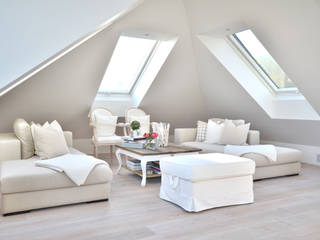 Dachwohnung Landhausstil, Select Living Interiors Select Living Interiors Living roomAccessories & decoration White