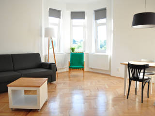 Ferienwohnung Prag, Interiordesign & Styling Interiordesign & Styling Living room