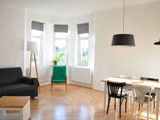 Ferienwohnung Prag, Interiordesign & Styling Interiordesign & Styling Modern living room