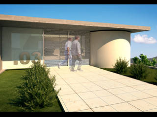 Residência blv, CBR Arquitetura Ltda. CBR Arquitetura Ltda. Casas modernas: Ideas, diseños y decoración Concreto