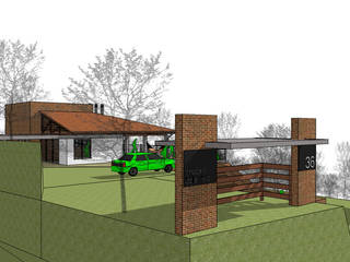 residência vrt, CBR Arquitetura Ltda. CBR Arquitetura Ltda. Single family home Bricks