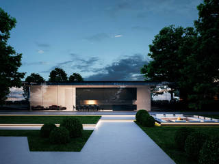 Проект загородного дома в современном стиле, Way-Project Architecture & Design Way-Project Architecture & Design Minimalist houses