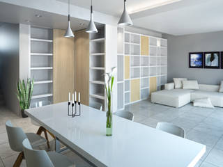 Parete attrezzata con sorpresa, 3d-arch 3d-arch Living room