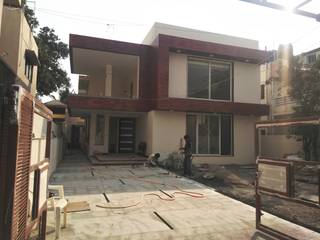 Kanhaiya Residence, Vijayapura (Somchand Gupta), Cfolios Design And Construction Solutions Pvt Ltd Cfolios Design And Construction Solutions Pvt Ltd Бунгало