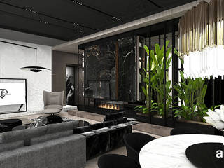LIGHT MY FIRE | I | Wnętrze domu, ARTDESIGN architektura wnętrz ARTDESIGN architektura wnętrz Eclectic style living room