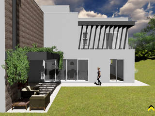 Residência SA, Studio Elevare Arquitetura e Interiores Studio Elevare Arquitetura e Interiores Case moderne
