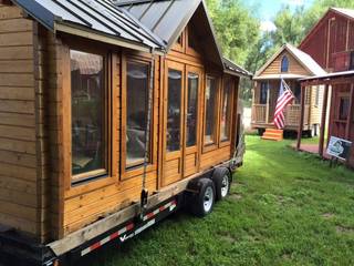 Mobile houses in USA, ERGIO Wooden Houses ERGIO Wooden Houses 모던스타일 서재 / 사무실