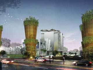 3D Modelling Aero City Lampung, CAA Architect CAA Architect