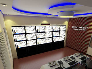 Command Center Kantor Pengelola Green Lake City, CAA Architect CAA Architect Commercial spaces