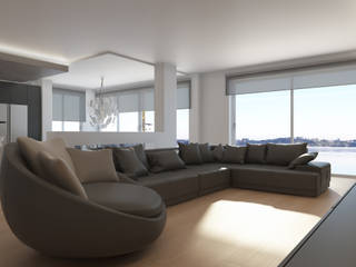 Progettazione di interni Villa a Varese, Silvana Barbato Silvana Barbato Modern Living Room