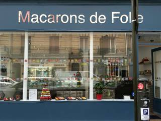 Rénovation, agencement - Boutique des Macarons à Saint Germain en Laye , dwArchitecte d' Intérieur dwArchitecte d' Intérieur 商業空間