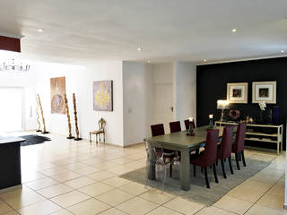 House Linden - Johannesburg, House of Gargoyle House of Gargoyle Столовая комната в стиле модерн