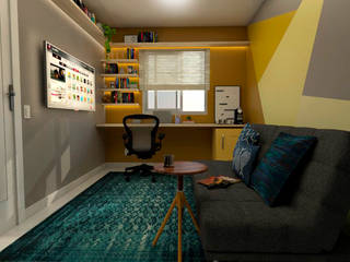 Home Office FR, LabDesign LabDesign Ruang Studi/Kantor Modern