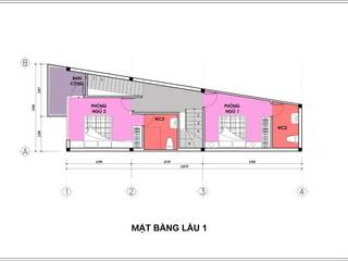 Nhà Phố 4 Tầng Sang Trọng Tại Quận 9, Công ty TNHH TK XD Song Phát Công ty TNHH TK XD Song Phát 獨棟房 銅/青銅/黃銅