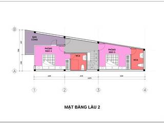 Nhà Phố 4 Tầng Sang Trọng Tại Quận 9, Công ty TNHH TK XD Song Phát Công ty TNHH TK XD Song Phát Casas unifamilares Cobre/Bronce/Latón