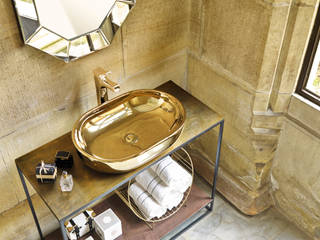 Gold & Silver | Swarovski, BATHCO BATHCO BathroomSinks Porcelain