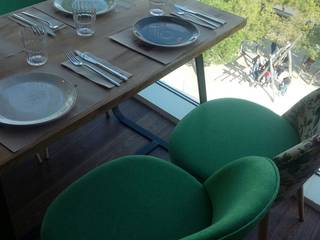 Restaurante Mamba, Muebles Marieta Muebles Marieta 스칸디나비아 다이닝 룸