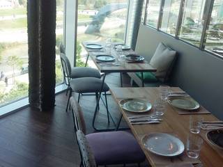 Restaurante Mamba, Muebles Marieta Muebles Marieta 스칸디나비아 다이닝 룸