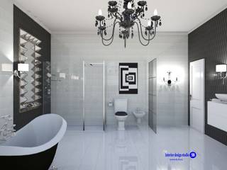 Bathroom in art deco style, "Design studio S-8" 'Design studio S-8' Classic style bathroom