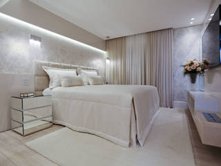 Apartamento, Spengler Decor Spengler Decor Moderne Schlafzimmer Weiß