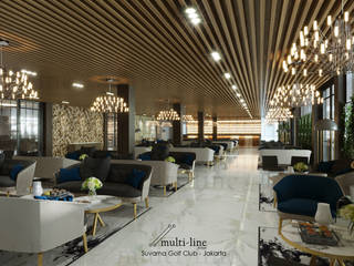Suvarna Golf Club House, Multiline Design Multiline Design Espacios comerciales