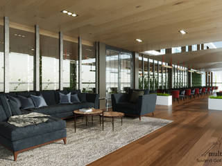 Suvarna Golf Club House, Multiline Design Multiline Design Espacios comerciales