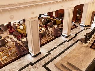 Gran Hotel Kempinski, Riga, Ferreira de Sá Ferreira de Sá ทางเดินสไตล์คลาสสิกห้องโถงและบันได