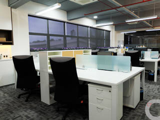 The office . The Creative space - Phase I, inDfinity Design (M) SDN BHD inDfinity Design (M) SDN BHD Oficinas y Tiendas