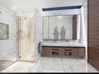 Casa Contemporánea, Fi Arquitectos Fi Arquitectos Modern style bathrooms Marble