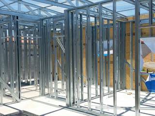 Residência em Light Steel Frame - Jacarei, Engenharia expressa Engenharia expressa 모던스타일 주택 철 / 철강